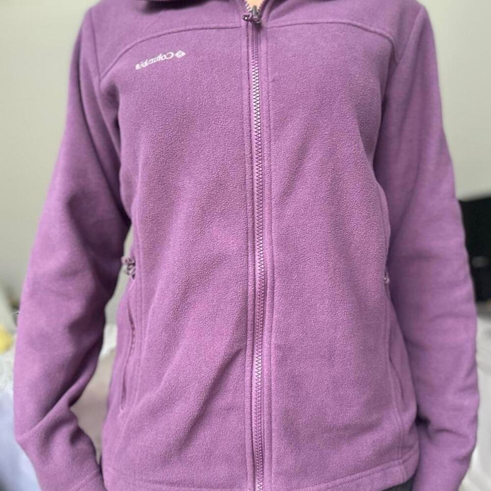 Columbia Purple Fleece Jacket Size S